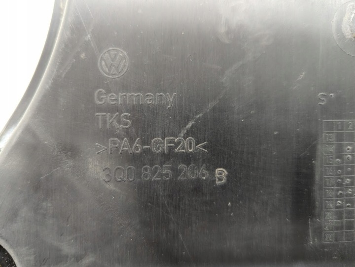 фото №7, Плита защита шасси левое зад volkswagen arteon 3q0825206b