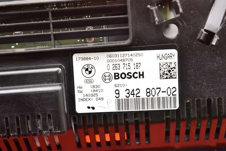 фото №8, Спидометр приборы eu 9342807 bmw f07 gt 2.0 d 184 km рестайлинг 13-17