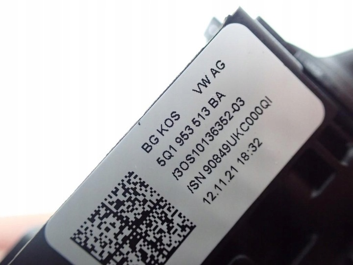 фото №8, Кермовий/підкермовий перемикач стрічка eu vw caddy 2k 2k7 v 22r