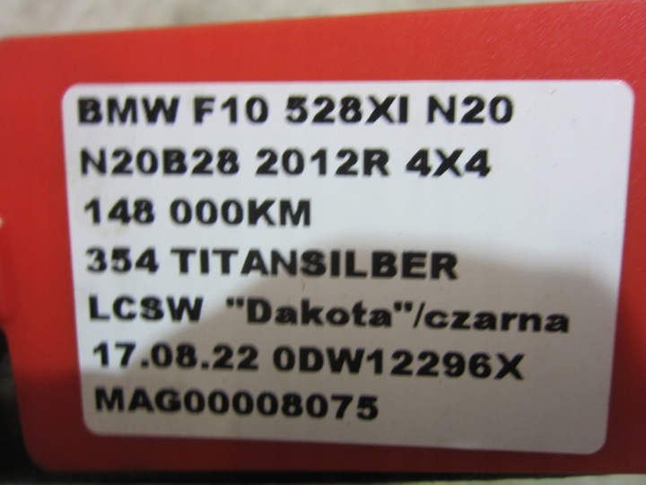 фото №15, Bmw f10 528x 4x4 поворотна опора амортизатор лівий xdrive