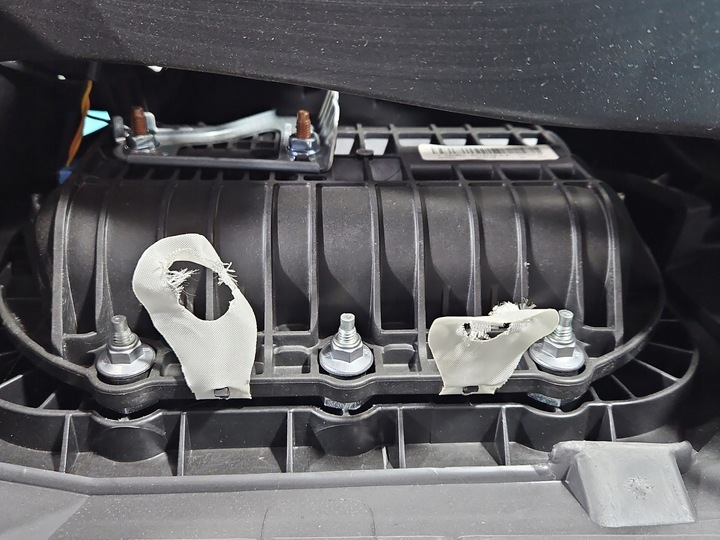 фото №11, Панель раздаточная консоль подушка безопасности пассажира оригинал peugeot 308 ii t9 13-