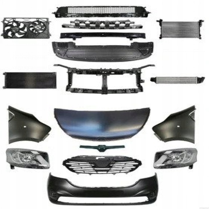 фото №1, Renault trafic 3 iii 2014+ комплектный перед