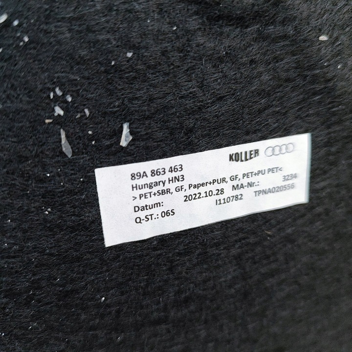 фото №6, Audi q4 sportback e-tron 2023 оббивка багажника