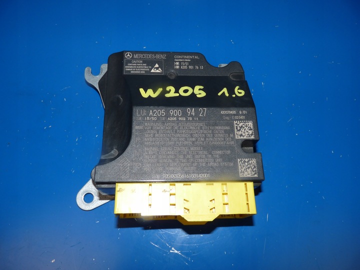 фото №1, Mercedes c w205 модуль блок керування air bag подушок