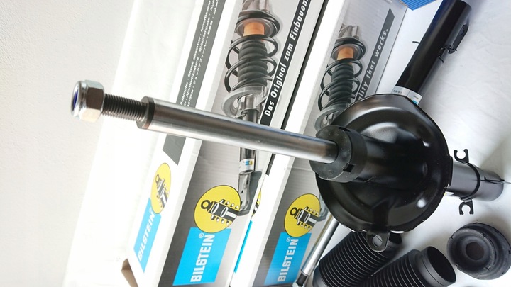 фото №9, Амортизаторы перед + защитные накладки i отбойники + подшипник audi a3 8l bilstein sachs
