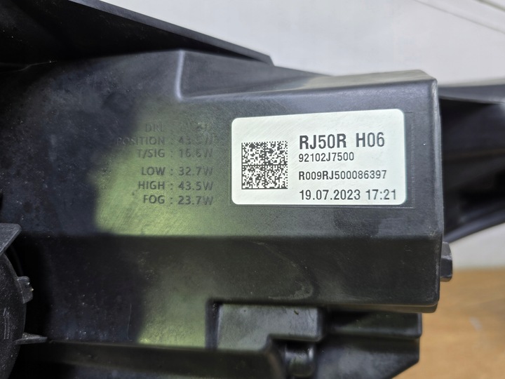 фото №9, Kia ceed iii 3 рестайлінг лампа перед передня повний led права 92102j7500