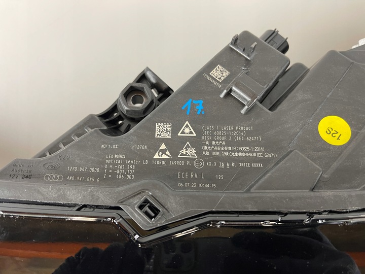 фото №7, Audi q7 4m0 ii рестайлинг лампа левая правая laser комплектная 4m0941085g 4m0941086g