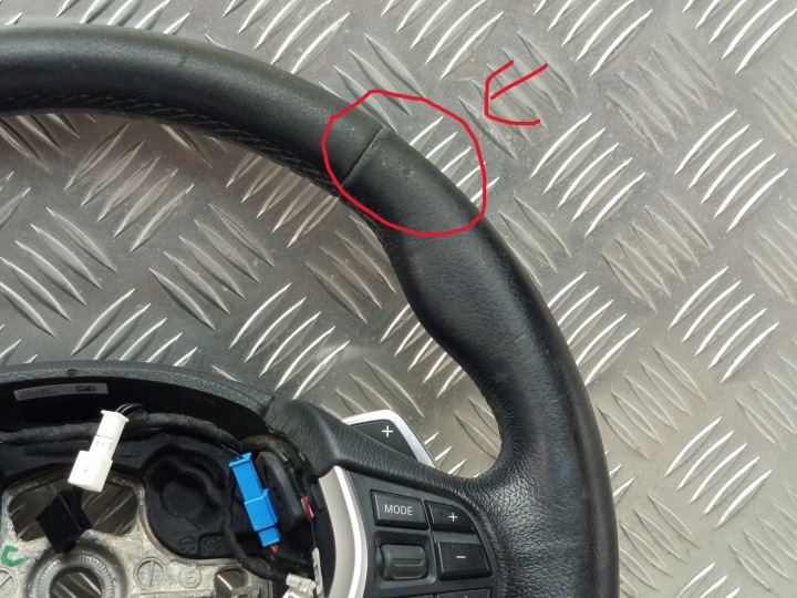 фото №15, Bmw (oem) 62562180 3' f30 f31 f34 gt руль мультифункция лепестки