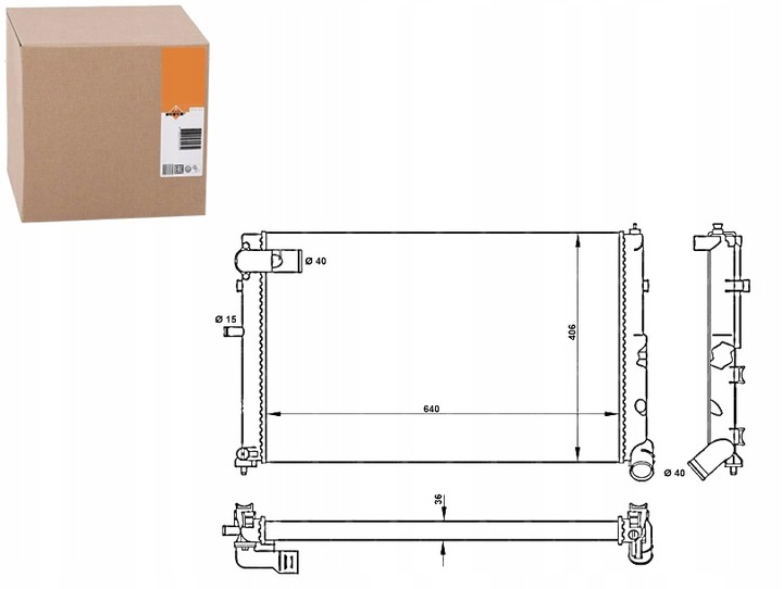 фото №1, Радіаторів двигуна citroen xm peugeot 605 2.5d 05.9