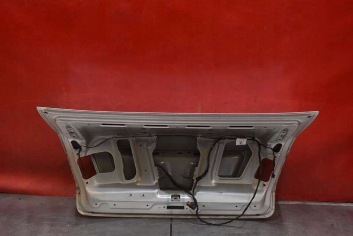 фото №14, Крышка багажника зад задняя серебряная saab 9-3 93 2 ii sedan рестайлинг 07-11