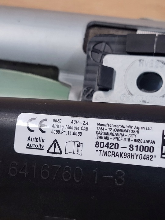 фото №8, Повітряна подушка шторка подушка безпеки права 80420-s1000 hyundai santa fe 18-