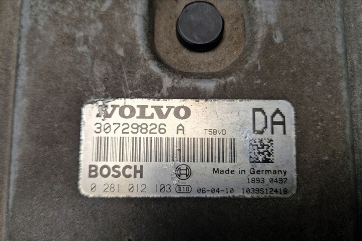 фото №12, Комп'ютер двигуна ecu volvo v70 ii sw 0281012103 2.4l дизель 136kw 2006