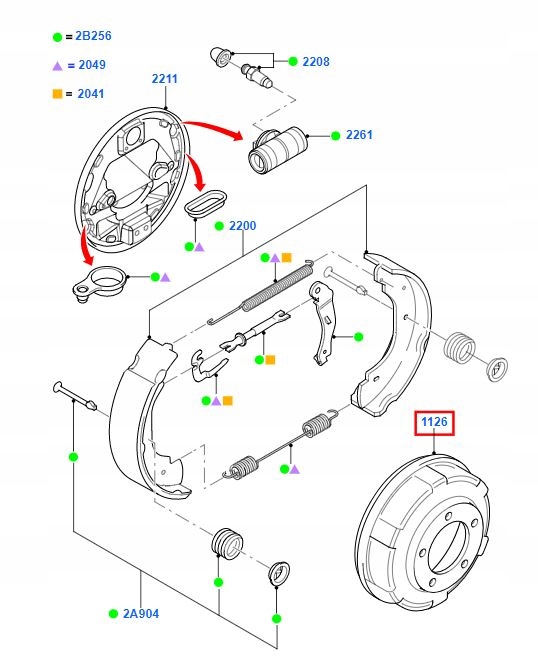 фото №9, Барабан гальмівний ford transit mk6/mk5 2000-