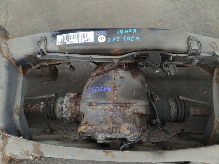 фото №6, Mb c-klasa w203 2.0 k універсал вісь підвішування диференціал зад передавальне число 2.87