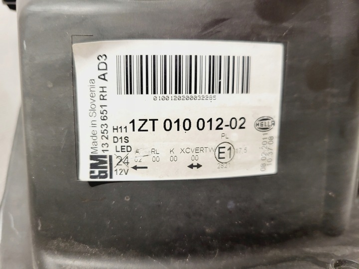 фото №13, Opel astra j 4 iv bi ксенон динамический led комплектные 13253651rh 13253650lh