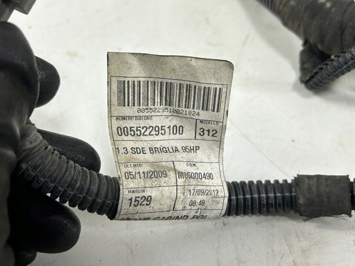 фото №8, Fiat 500 07- 1.3 multijet жгут установка двигателя 55229510 55236228
