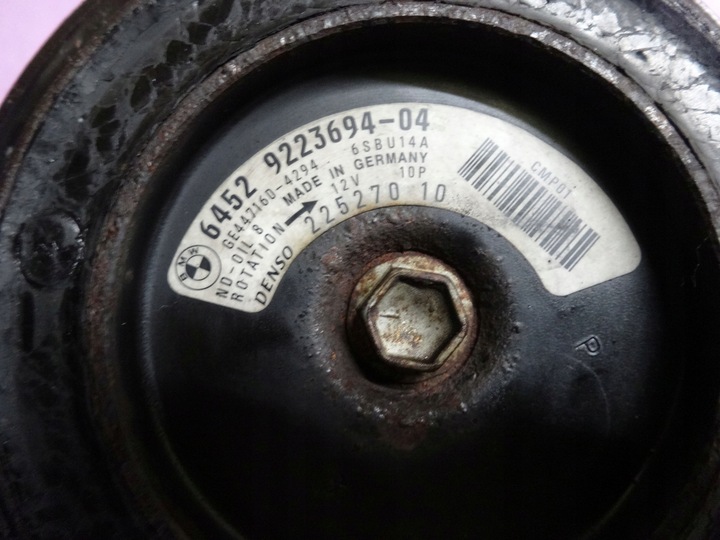 фото №8, Bmw f31 2.0 d 09 143km 6sbu14a 22527010 44716d-4294 компресор кондиціонера