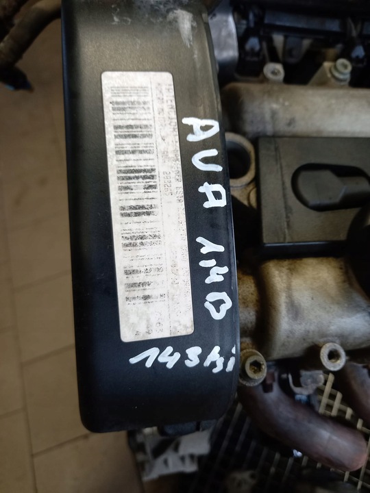 фото №6, Vw golf iv двигатель бензиновый комплектный aua 1.4