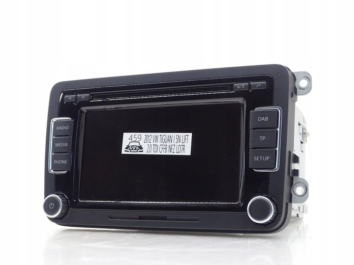 фото №1, Радио радиопроигрыватель cd экран дисплей vw tiguan i 5n рестайлинг 3c8035195g