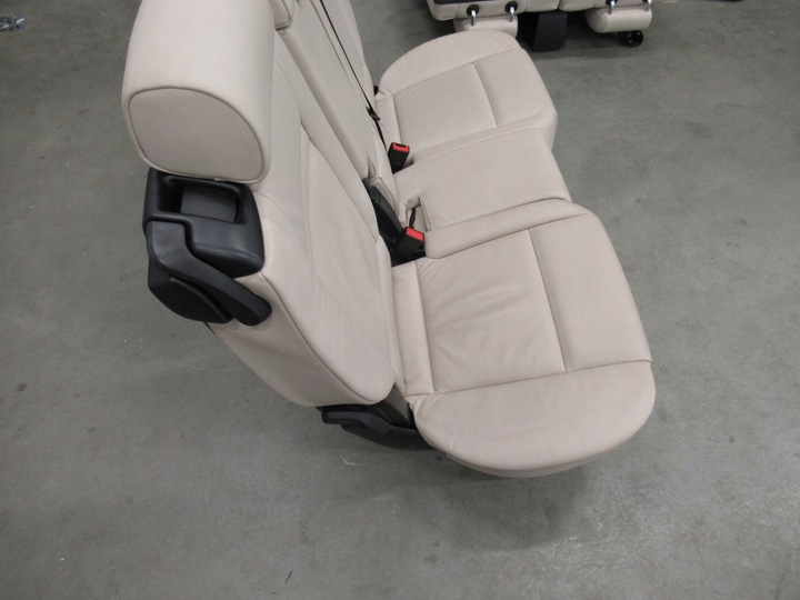 фото №8, Диван второй ряд bmw e70 x5 7 человек бежево-серый с подогревом