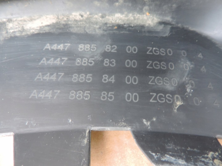 фото №16, Mercedes vito 447 рестайлінг 2019 переднє бампер e-vito електрик