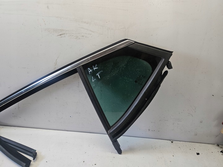 фото №3, Opel astra k hb малый стекло дверь прокладка хром левый зад левая задняя 16