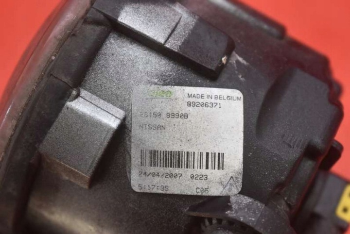 фото №8, Галоген праве перед передній 89206371 nissan tiida 1 i 04-08