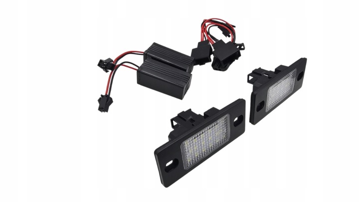 фото №7, Led освещение подсветка номерного знака vw tiguan touareg jetta passat b5