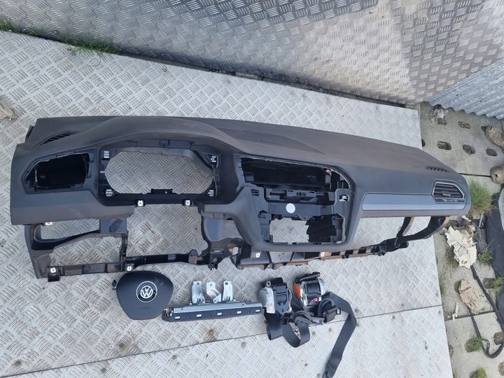 фото №5, Vw tiguan 2 5na 17 r консоль ремни подушка безопасности оригинал