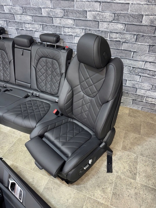 фото №9, Bmw x5 g05 салон сиденья диван обшивки м-пакет кожа з підігрівом schwarz