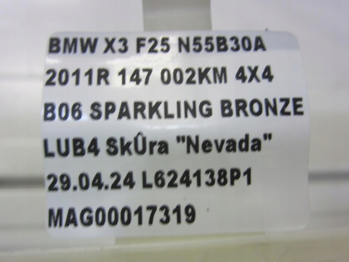 фото №12, Bmw x3 f25 стеля дах панорама beż бежевий pod панорама бежева 7289378