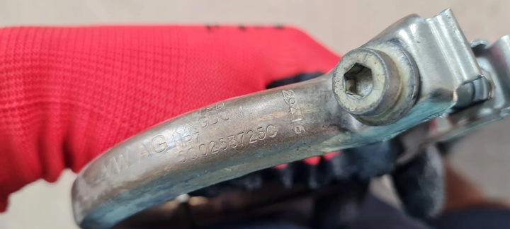 фото №5, Q7 4m ii хомут вихлоп глушник 3.0 tdi 5q0253725c