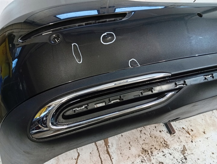 фото №6, Бампер mercedes w214 sedan 23+ зад номер b110