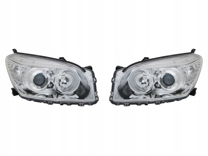 фото №1, Лампы toyota rav4 iii 3 05-09 фара комплект левая + правая