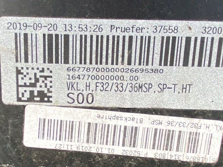 фото №7, Бампер зад задній m набір bmw 4 f32 f33 f36 6 pdc