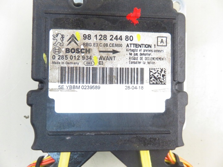 фото №6, Модуль подушка  citroen c4 ii b7 9812824480 0285012943