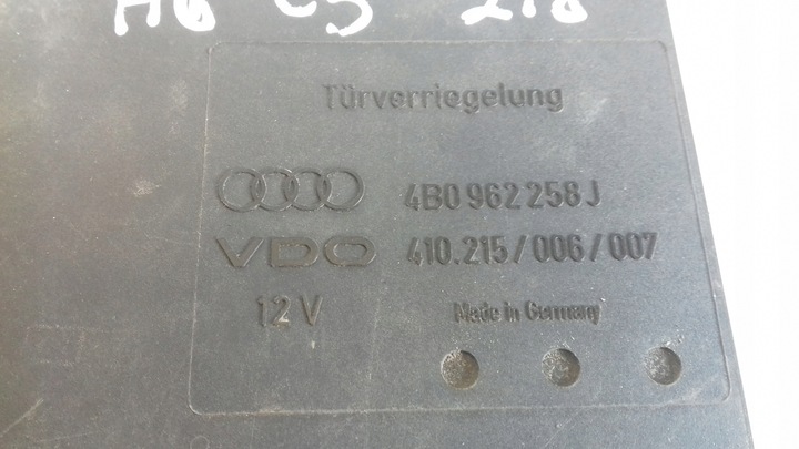 фото №5, Компьютер набор иммобилайзер audi a6 c5 2.8 quattro aha