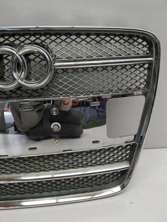 фото №3, 4l audi q7 решётка решётка радиатора хром перед бампера sport тюнинг 2005- 2009