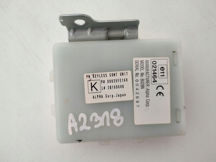 фото №1, Модуль блок управления центрального замка subaru impreza ii рестайлинг gd 100tys km