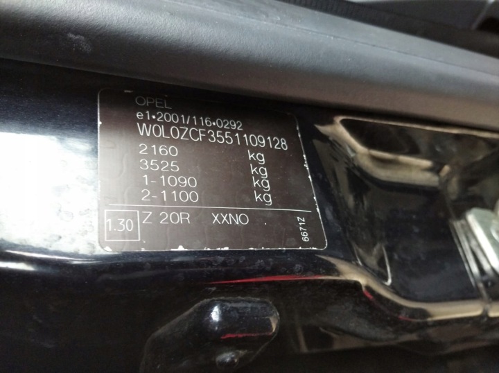 фото №16, Opel vectra c універсал 02- задній бампер z20r