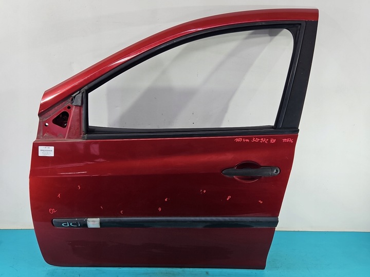фото №2, Двері перед ліві renault clio iii 5d teb76