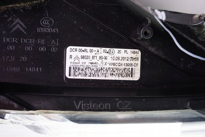 фото №16, Лампа передня права citroen ds5 9802087180