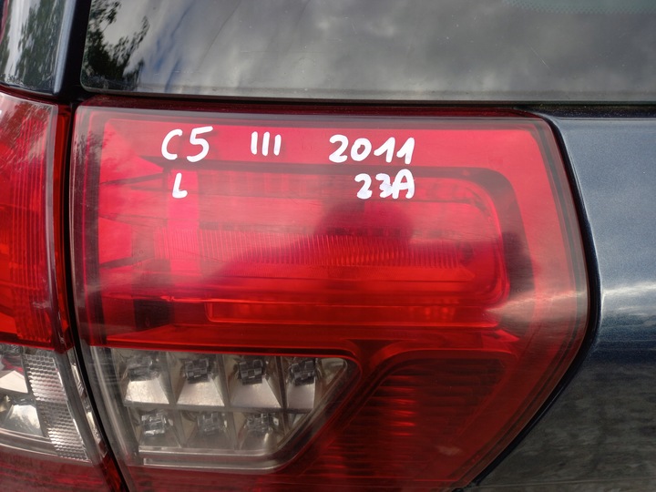 фото №5, Citroen c5 iii лампа лівий зад ліва кришка w кришка багажника