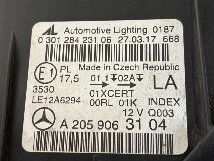 фото №10, Фара ліва передня mercedes c klasa w205 повний led ліві перед a2059063104