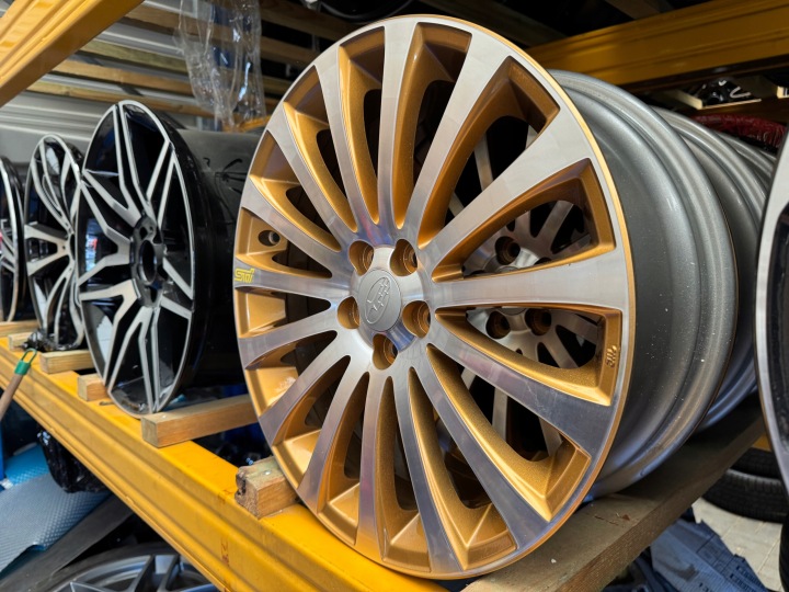 фото №11, Диски 18 subaru impreza sti wrx 7.5 et55 5x100