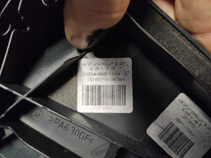 фото №10, Дзеркало ліві skoda citigo механічне 1s1857501bk9b9