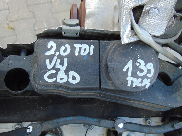 фото №7, Комплектный двигатель volkswagen cbd 2.0tdi 139tkm