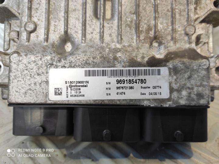 фото №7, Комп'ютер блок керування двигуном (ecu) ecu citroen jumper fiat ducato boxer 9691854780