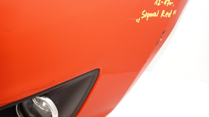 фото №7, Бампер перед передний ford fiesta mk7 рестайлинг 12-17r сигнал red