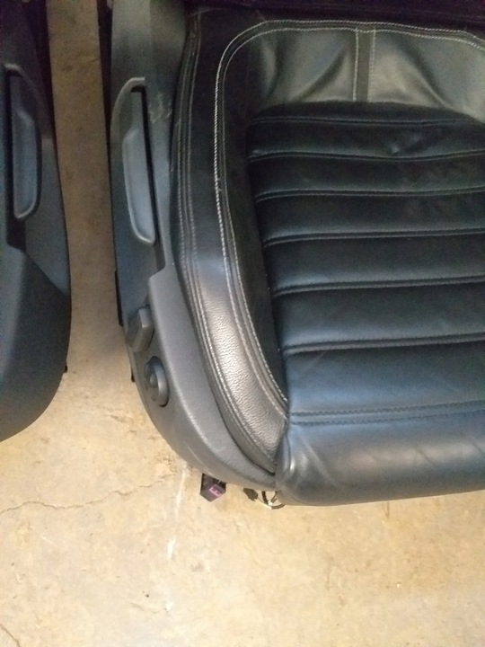 фото №10, Vw passat cc сиденья кожа чёрная память 2016r